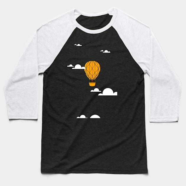 A teddy bear in the sky Baseball T-Shirt by Cemil Akbulut